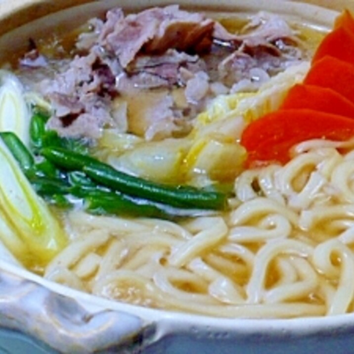 家族で囲む あったかお鍋 肉うどん鍋 レシピ 作り方 By Arakurea 楽天レシピ